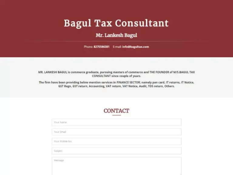 Bagul Tax Consultant
