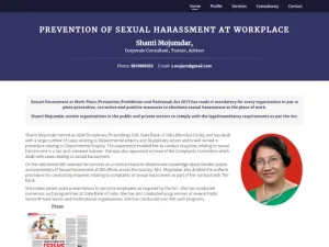 Shanti Mojumdar, Corporate Trainer